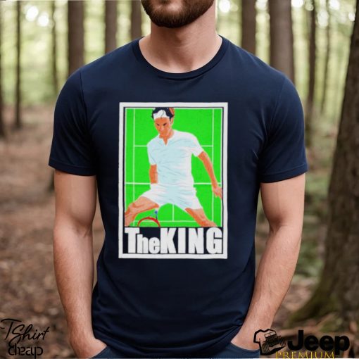 Federer tennis player hero vintage the king shirt