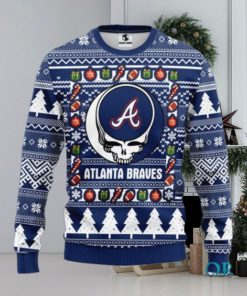 Atlanta Braves Grateful Dead Ugly Christmas Sweater & Sweatshirt Gifts