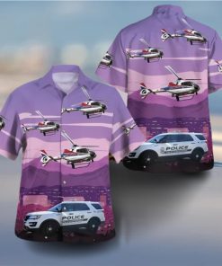 Albuquerque New Mexico Albuquerque Police Department Ford Police Utility And Eurocopter Ec 120B Colibri Hawaiian Shirt