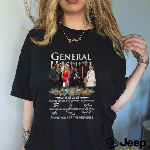 general hospital 60 year 1963 2023 thank you for the memories unisex t shirt 1 PA0DP