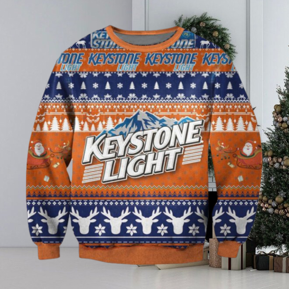 Keystone Light Beer Ugly Christmas Sweater teejeep