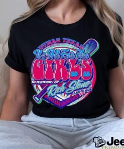 USSSA Dumas Texas it’s all for the Girls 2023 in memory of Rick Stone logo shirt