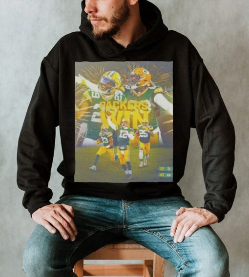 green Bay Packers win New Year’s Day fireworks shirt