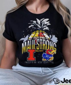 Original Illinois Fighting Illini Vs Kansas Jayhawks Maui Strong October 29th 2023 T Shirt