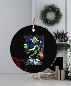 The Grinch New York Giants Stomp On NFL Teams Christmas Ornament