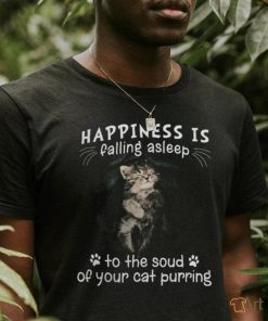 happiness is falling asleep shirt