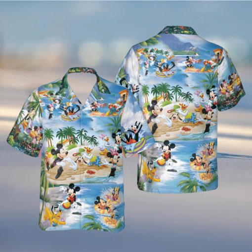 Mickey Mouse Summer Hawaiian Shirt