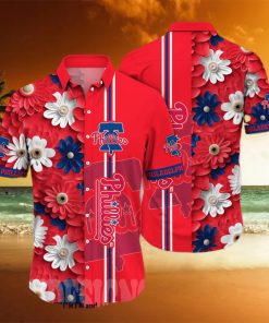 hiladelphia Phillies MLB Flower 3D Full Printing Hawaiian Shirt