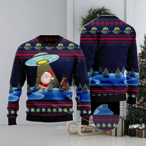 Alien Santa Ugly Christmas Sweater AOP All Over Printed Sweater