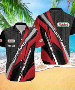 hormel foods Personalized Name Party Brand AOP Hawaiian Beach Shirt For Summer