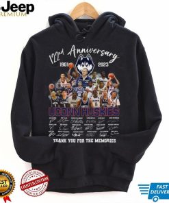 122nd Anniversary 1901 – 2023 Uconn Huskies Thank You For The Memories T Shirt