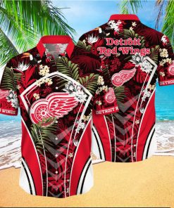 Detroit Red Wings NHL Hawaiian Shirt Mid Year Aloha Shirt