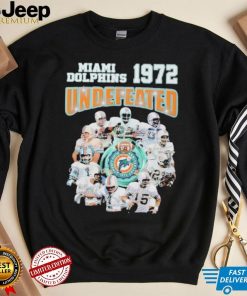 Miami Dolphins 1972 Undefeated Signature Shirt