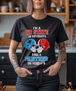 I’m A Nc State On Saturdays And A Panthers On Sundays Helmet 2023 T Shirt