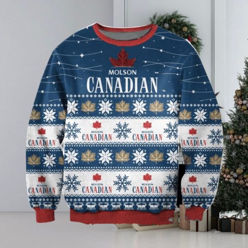 Molson Canadian 3D Ugly Christmas Sweater Christmas Gift