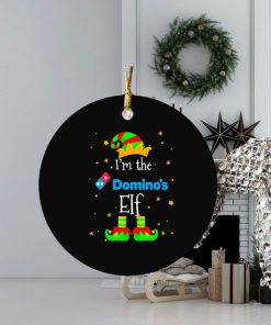 im the dominos elf christmas ornament Circle