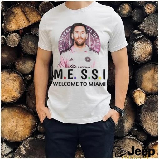 Official Messi Welcome To Miami T Shirt