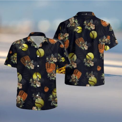 Softball Tropical Unisex Hawaiian Shirts