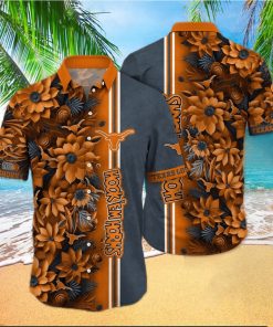 NCAA Texas Longhorns Hawaiian Shirt Aloha Shirt Beach Gift For Men’s