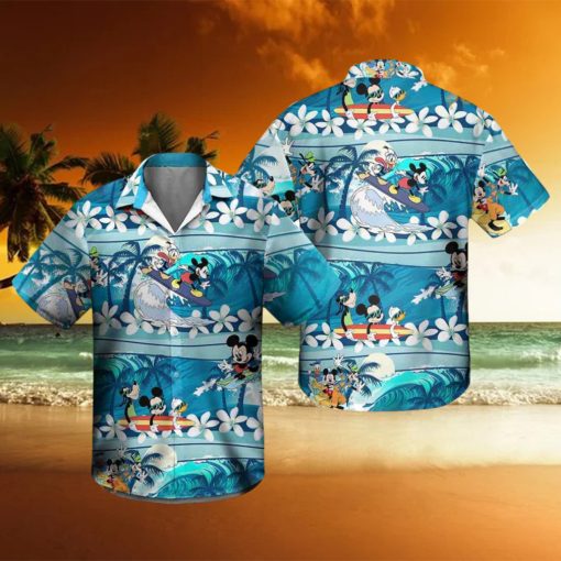 Mickey Surfing Hawaiian Shirt