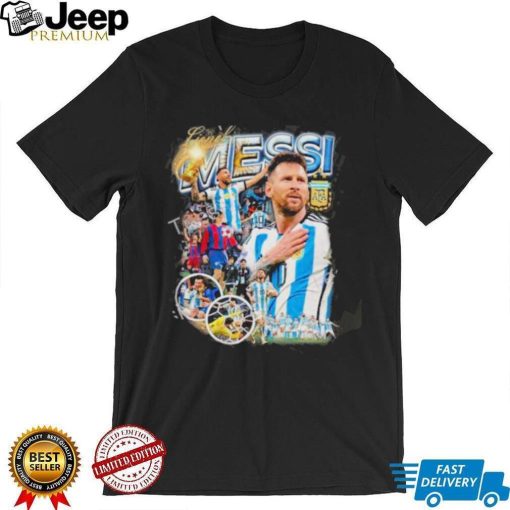 joe thomlinson wearing lionel messi t shirt shirt