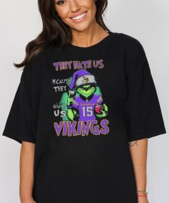 joshua Dobbs Grinch They Hate Us Because Ain’t Us Minnesota Vikings Christmas Shirt