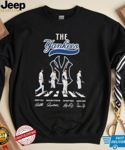 The Yankees Gerrit Cole Giancarlo Stanton Anthony Rizzo Aaron Judge Signature Shirt