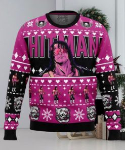 The Hitman Bret Hart Wrestler Ugly Christmas Sweater