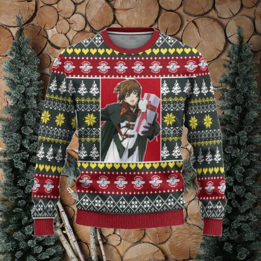 kira yamato anime custom gundam xmas ugly christmas sweater for men women