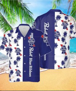 Pabst Blue Ribbon Hawaiian Shirt