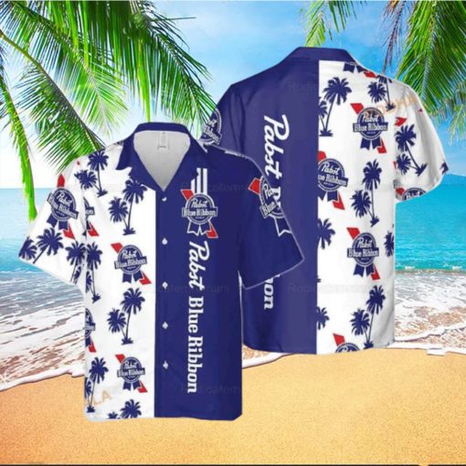 Pabst Blue Ribbon Hawaiian Shirt