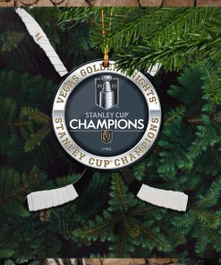 NHL Vegas Golden Knights 2023 Stanley Cup Champions Hockey Custom Name Christmas Decorations Ornament