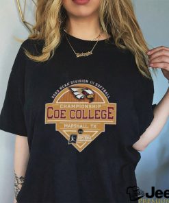 Coe College Kohawks 2023 Ncaa Division Iii Softball Championship Shirt