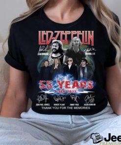 ledzeppelin john bonham and michael lee 55 years 19682023 thank you for the memories signatures shirt Shir