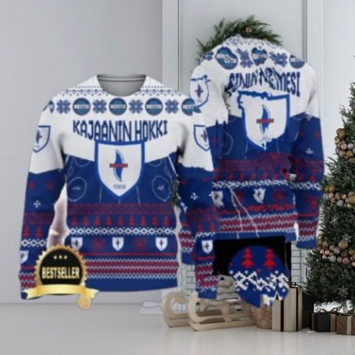 Custom Name Kajaanin Hokki Ugly Christmas Sweater New Logo Gift For Men And Women Fans