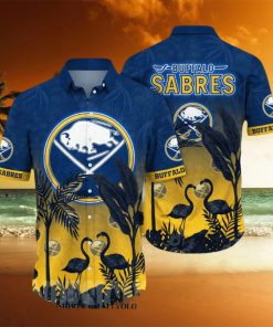 Buffalo Sabres NHL Floral Full Print 3D Hawaiian Shirt