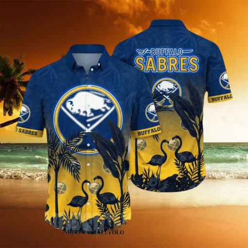 Buffalo Sabres NHL Floral Full Print 3D Hawaiian Shirt