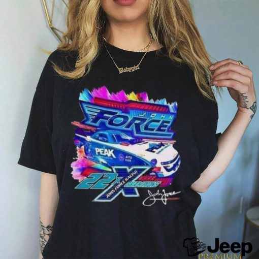 lohn force peak buto john force rading shirt