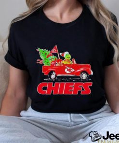 Official Grinch driving car Kansas City Chiefs Christmas shirt