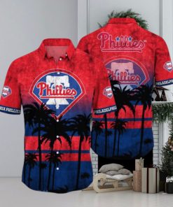 Philadelphia Phillies MLB Logo Coconut Tropical Hawaiian Shirt Beach Gift For Fans
