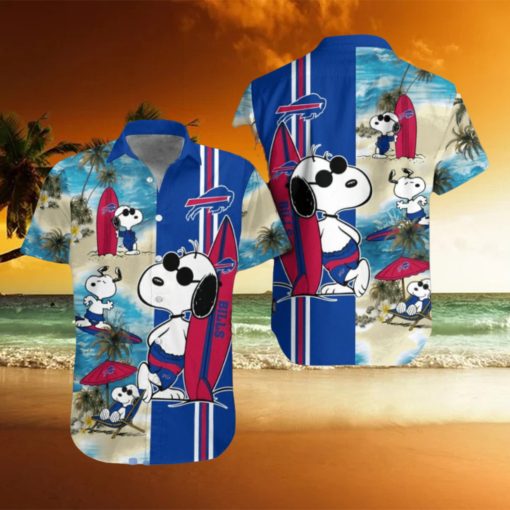 Buffalo Bills Snoopy Surfing Summer Beach Hawaiian Shirt