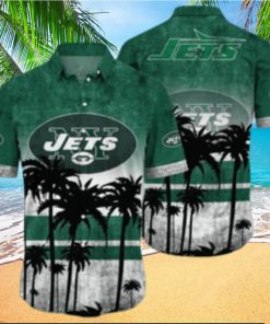 New York Jets Logo Coconut Tropical Hawaiian Shirt Beach Gift For Fans