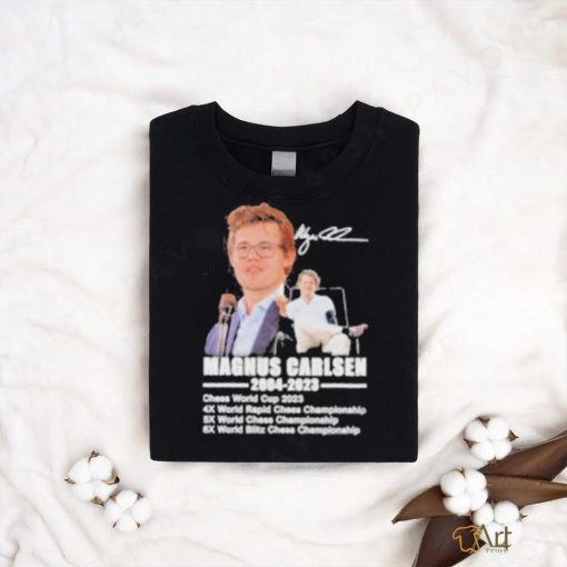 magnus Carlsen 2004 2023 Championship Shirt