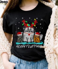 merry fluffmas christmas t shirt