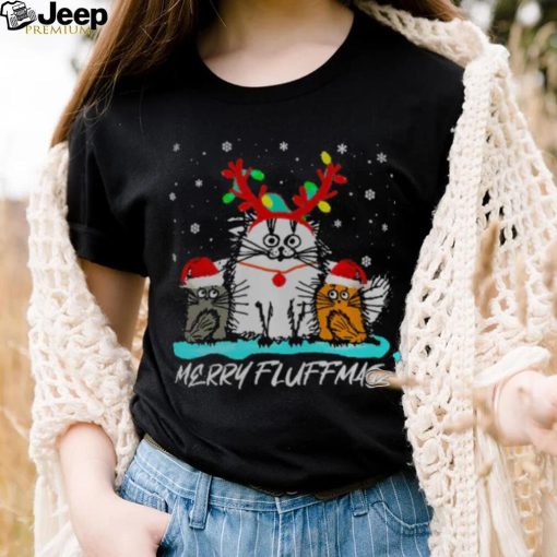 merry fluffmas christmas t shirt