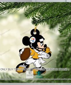 mickey mouse nfl pittsburgh steelers christmas ornament 1 52791