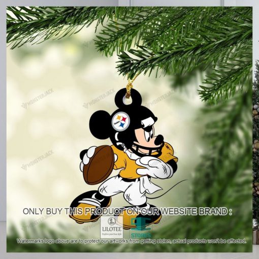 mickey mouse nfl pittsburgh steelers christmas ornament 1 52791