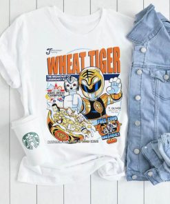 mighty morphin power rangers white ranger tommy oliver wheat tiger the breakfast of legendary rangers shirt shirt trang