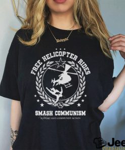 mlgj free helicopter rides smash communism support anti communist action hoodie 20230509