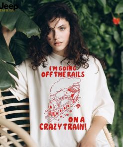 Snoopy I’m going off the rails on a crazy train shirt